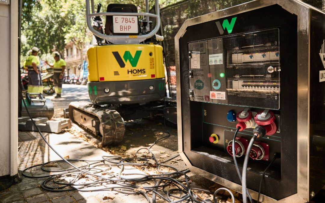 Electric excavation and compaction – with self-sufficient construction site power supply
