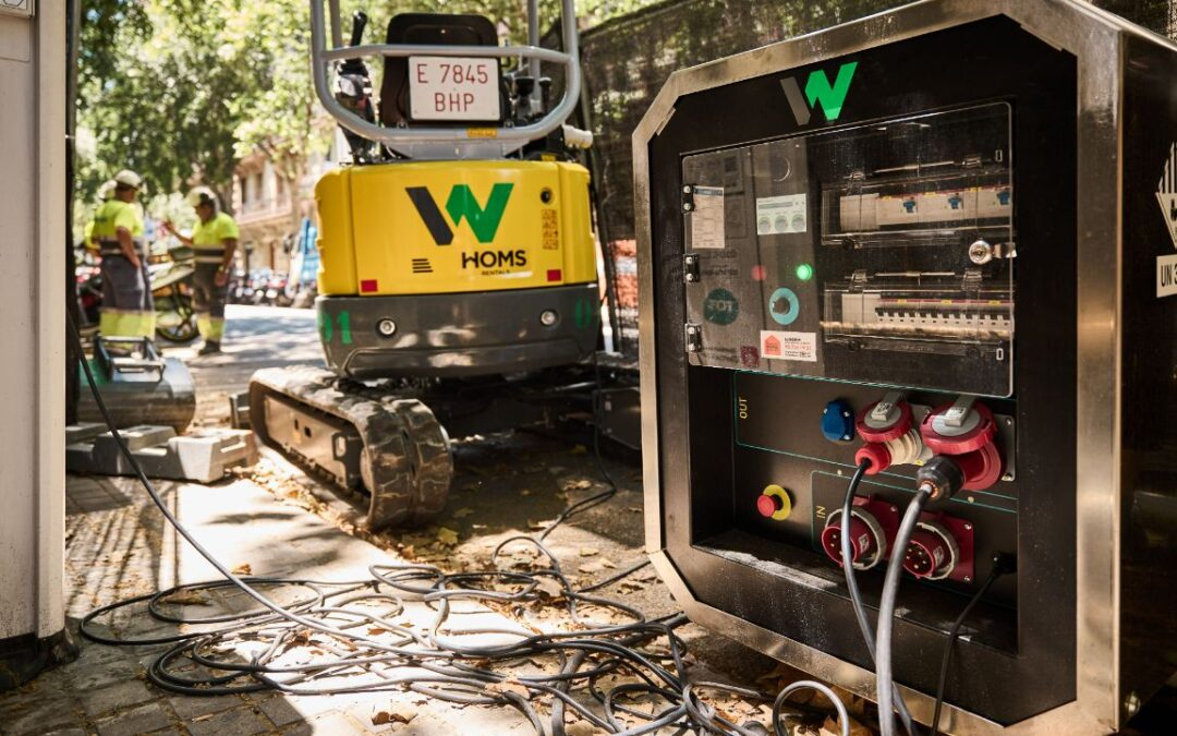 Elektrisch baggern und verdichten – mit autarker Stromversorgung auf der Baustelle